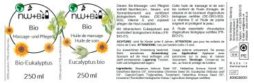 Preview: BIO Massage- und Pflegeöl Eukalyptus EO BIO