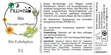 BIO Massage- und Pflegeöl Eukalyptus EO BIO