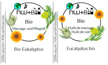 BIO Massage- und Pflegeöl Eukalyptus EO BIO