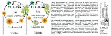 Preview: BIO Massage- und Pflegeöl Lavendel EO BIO