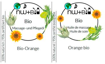 BIO Massage- und Pflegeöl Orange EO BIO