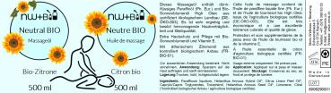 Preview: Neutral Bio Zitrone EO BIO, Massageöl