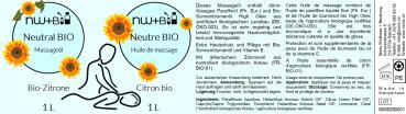 Preview: Neutral Bio Zitrone EO BIO, Massageöl