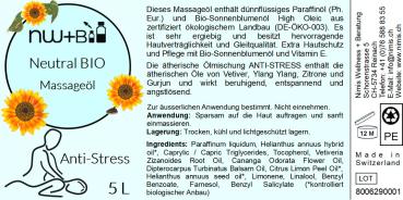 Preview: Neutral Bio Anti-Stress EO MIX, Massageöl