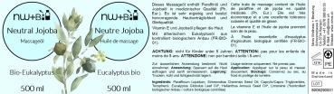 Preview: Neutral Jojoba Bio-Eukalyptus, Massageöl