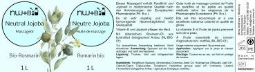 Preview: Neutral Jojoba Bio-Rosmarin, Massageöl