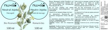 Preview: Neutral Jojoba Bio-Rosmarin, Massageöl