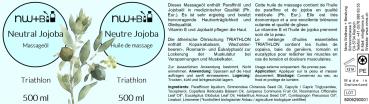 Preview: Neutral Jojoba Triathlon, Massageöl