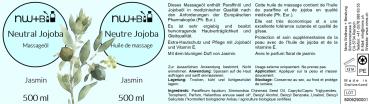 Preview: Neutral Jojoba Jasmin, Massageöl