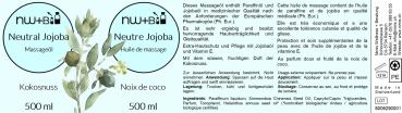 Preview: Neutral Jojoba Kokosnuss, Massageöl