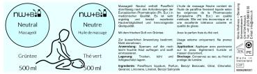 Preview: Neutral Grüntee, Massageöl