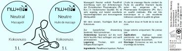 Preview: Neutral Kokosnuss, Massageöl