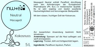Preview: Neutral Kokosnuss, Massageöl