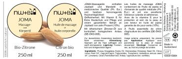 Preview: JoMa Massage- und Körperöl Zitrone EO BIO