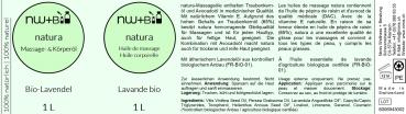 Preview: natura Massage- und Körperöl Lavendel EO BIO