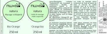 Preview: natura Massage- und Körperöl Orange EO BIO