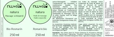 Preview: natura Massage- und Körperöl Rosmarin EO BIO