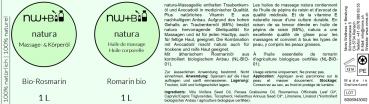 Preview: natura Massage- und Körperöl Rosmarin EO BIO