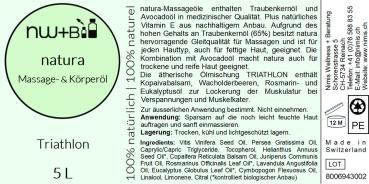 natura Massage- und Körperöl Triathlon EO MIX