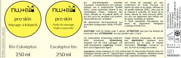 Preview: pro skin Massage- und Körperöl Eukalyptus EO BIO