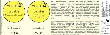 Preview: pro skin Massage- und Körperöl Lavendel EO BIO