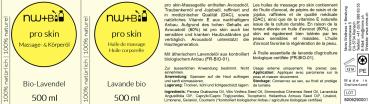 Preview: pro skin Massage- und Körperöl Lavendel EO BIO