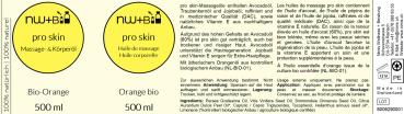 Preview: pro skin Massage- und Körperöl Orange EO BIO