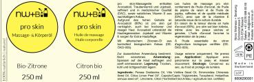 Preview: pro skin Massage- und Körperöl Zitrone EO BIO