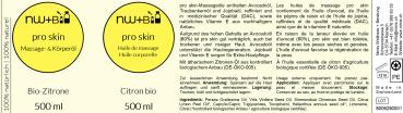 Preview: pro skin Massage- und Körperöl Zitrone EO BIO