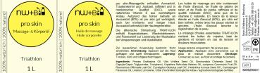 Preview: pro skin Massage- und Körperöl Triathlon EO MIX