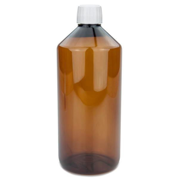 PET Laborflasche 1000 ml mit Spritzeinsatz