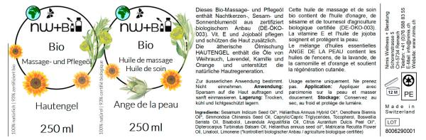 BIO Massage- und Pflegeöl Hautengel EO MIX