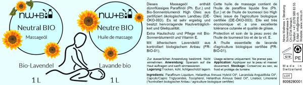 Neutral Bio Lavendel EO BIO, Massageöl