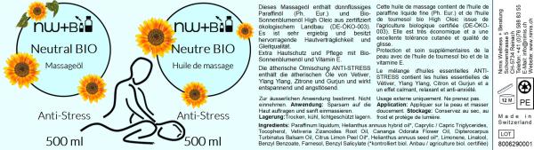 Neutral Bio Anti-Stress EO MIX, Massageöl