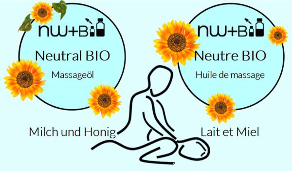 Neutral Bio Milch und Honig, Massageöl