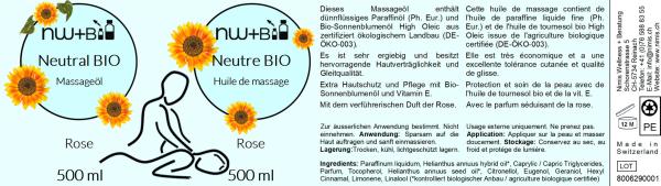 Neutral Bio Rose, Massageöl