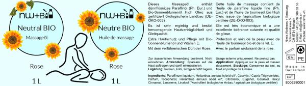Neutral Bio Rose, Massageöl