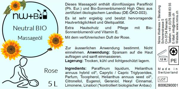 Neutral Bio Rose, Massageöl