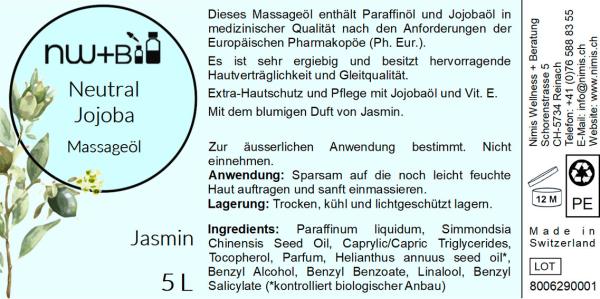 Neutral Jojoba Jasmin, Massageöl