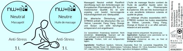 Neutral Anti-Stress, Massageöl