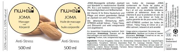 JoMa Massage- und Körperöl Anti-Stress EO MIX