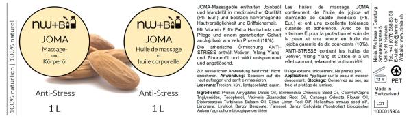 JoMa Massage- und Körperöl Anti-Stress EO MIX