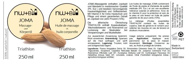 JoMa Massage- und Körperöl Triathlon EO MIX