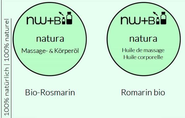natura Massage- und Körperöl Rosmarin EO BIO