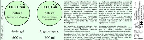 natura Massage- und Körperöl Hautengel EO MIX