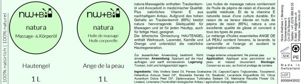 natura Massage- und Körperöl Hautengel EO MIX
