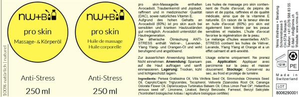 pro skin Massage- und Körperöl Anti-Stress EO MIX
