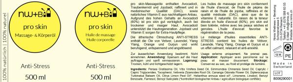 pro skin Massage- und Körperöl Anti-Stress EO MIX