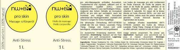 pro skin Massage- und Körperöl Anti-Stress EO MIX