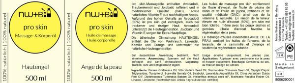 pro skin Massage- und Körperöl Hautengel EO MIX